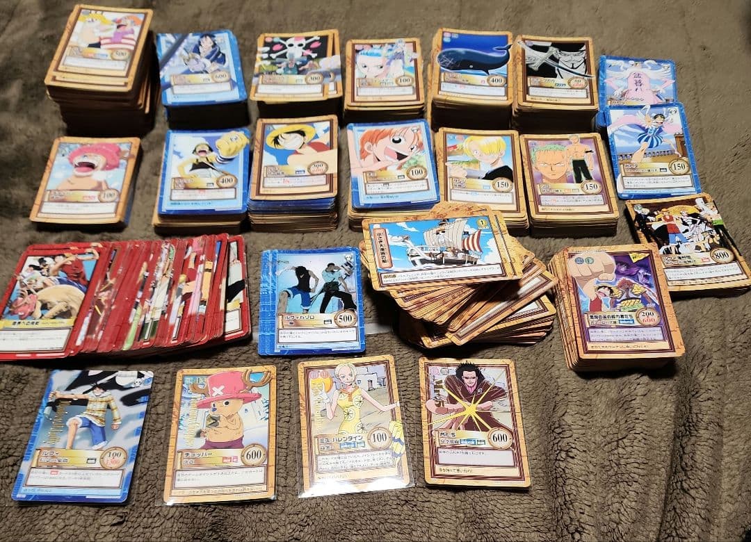 ワンピース　カード　ゲーム　セット　金文字　カードダス