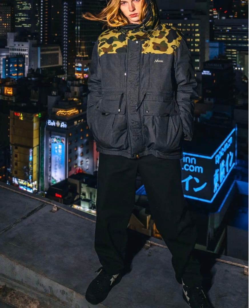 Nanga x Ape Hinoc ダウン　サイズL