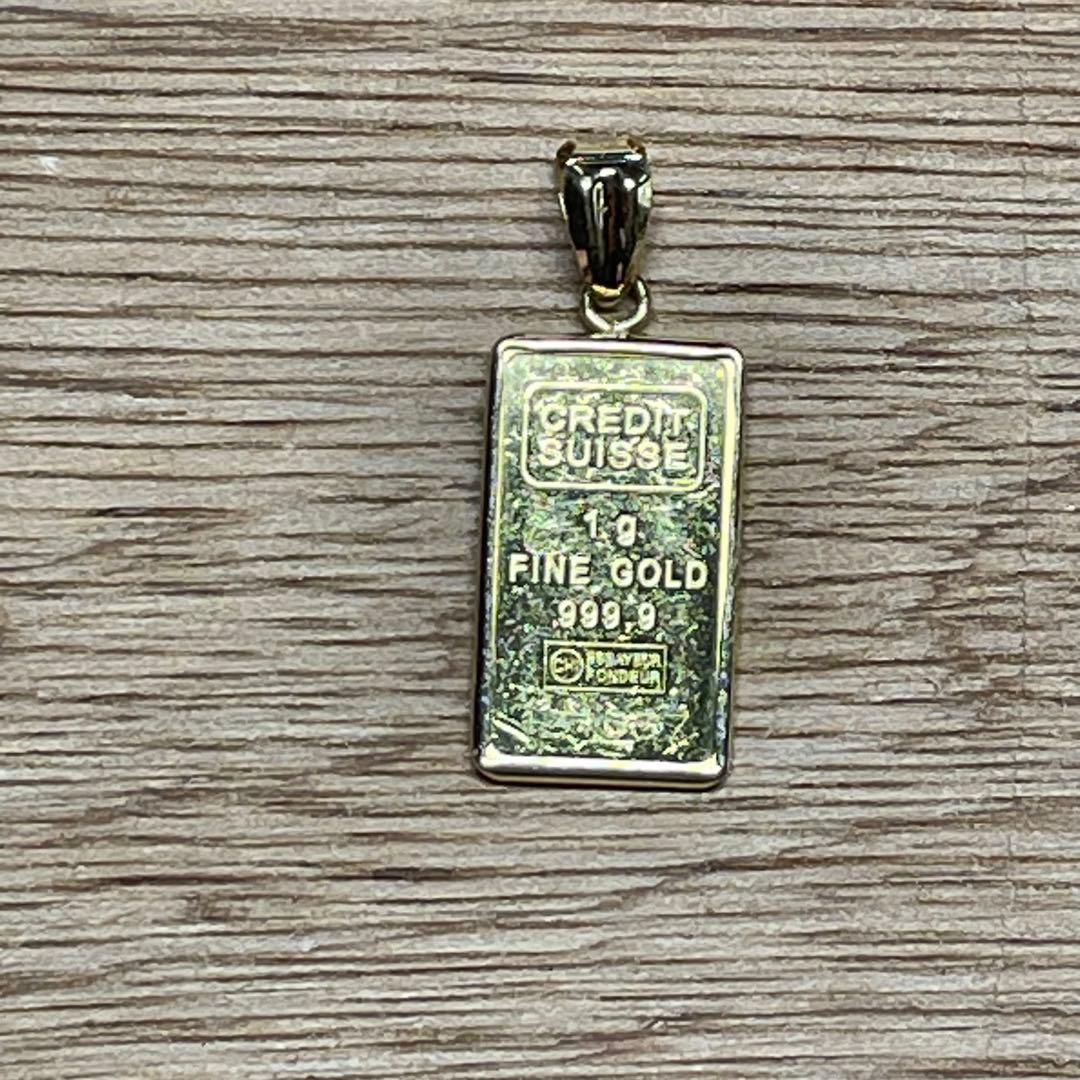 金貨 自由の女神 角型 純金 1.2g ペンダントトップ ゴールド　GOLD