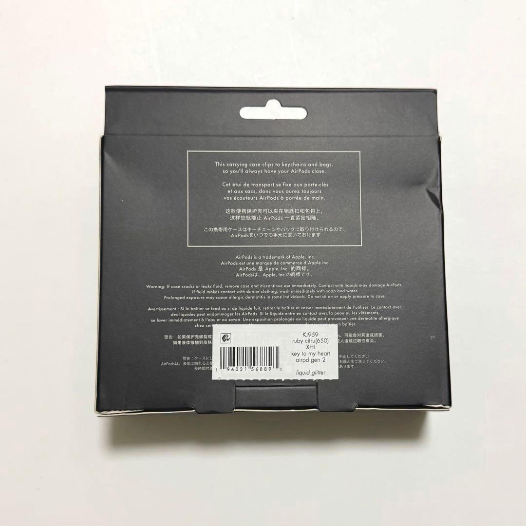 kate spade airpods pro Gen 2 ケース　ハート