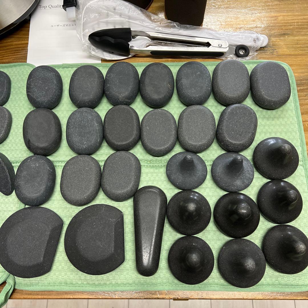 【最終値下げ】ホットストーン　バザルトストーン　ストーンウォーマー　セット