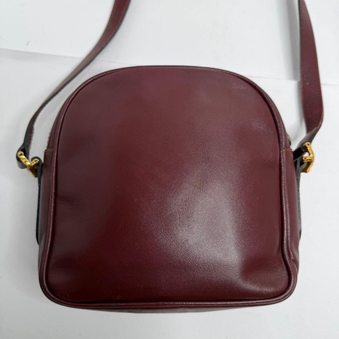 【美品✨️】カルティエ マストライン ショルダーバッグ レザー ゴールド金具