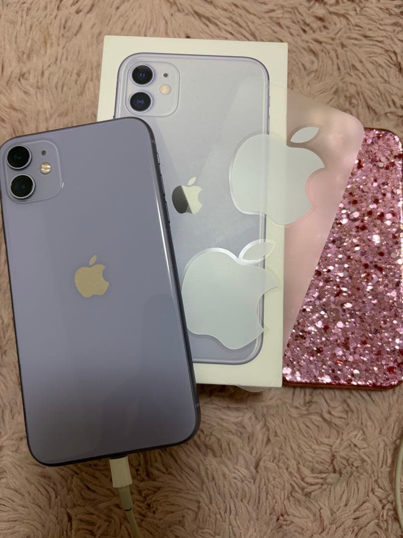 Apple iPhone 11 パープル 本体☆64GB 箱あり
