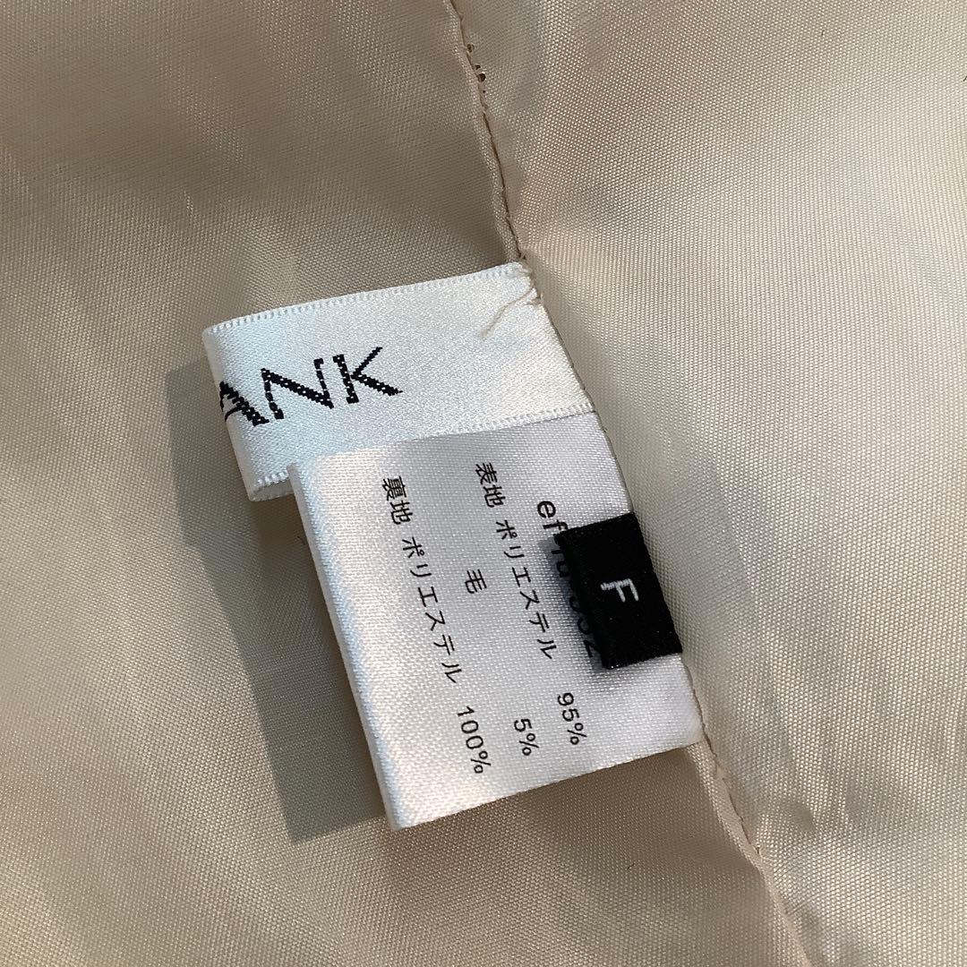 ELFRANK ボアロングベスト　テディベアジレ　サイズF