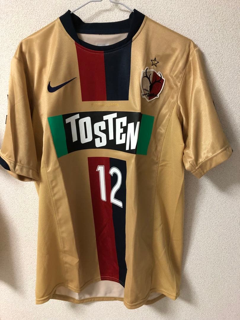 鹿島アントラーズ　ソシオ限定　サードユニフォーム　ゴールドユニフォーム