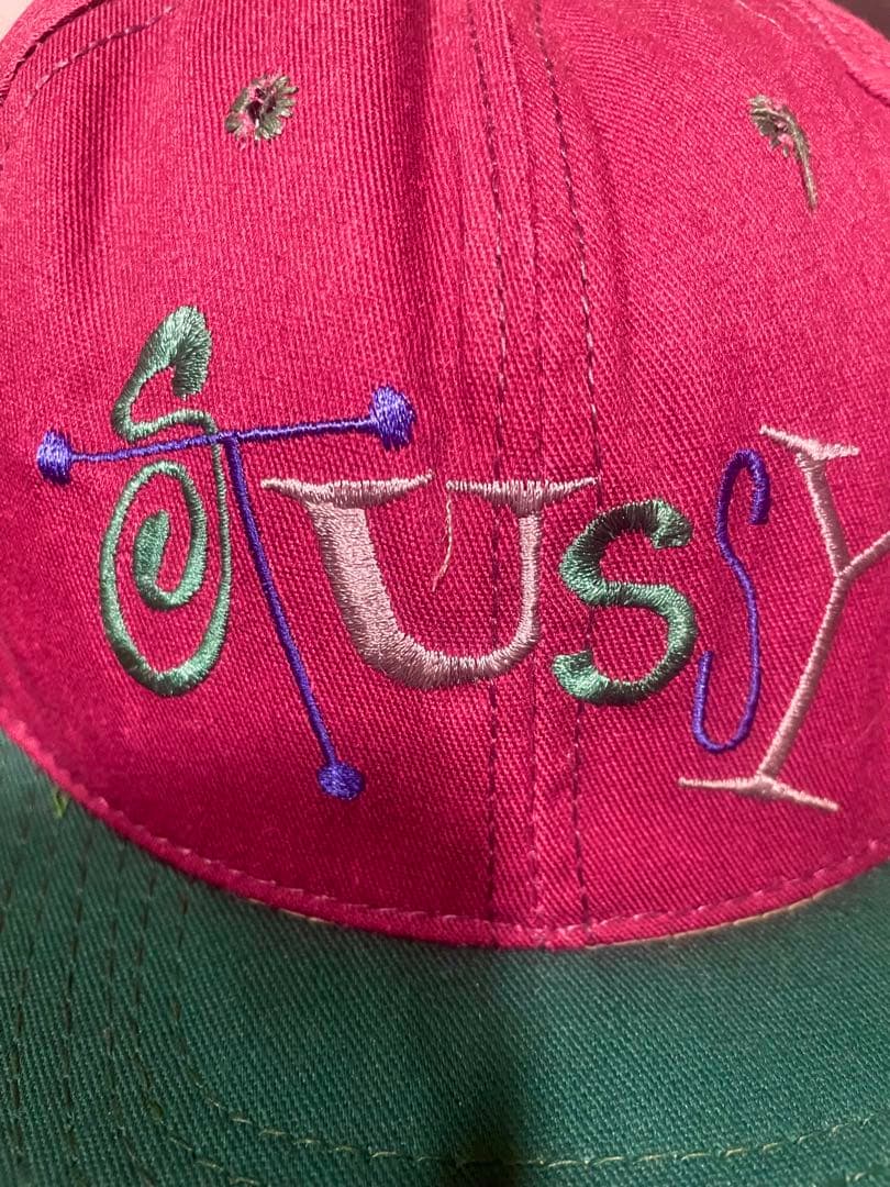 激レア 80s Old Stussy 音符 USA Cap
