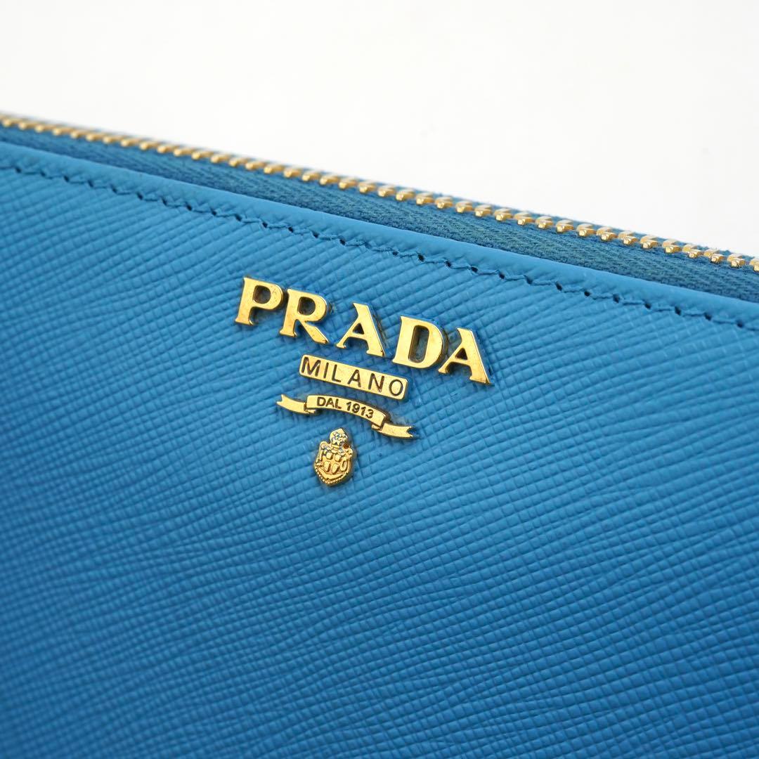 ✨未使用展示品・箱付き✨　PRADA 長財布　サフィアーノ　ラウンドファスナー