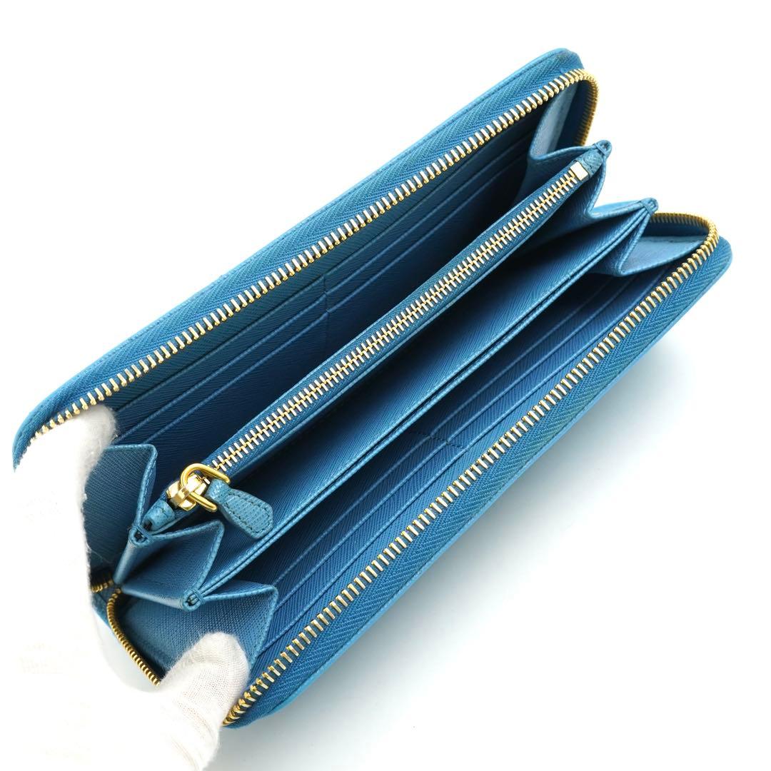 ✨未使用展示品・箱付き✨　PRADA 長財布　サフィアーノ　ラウンドファスナー