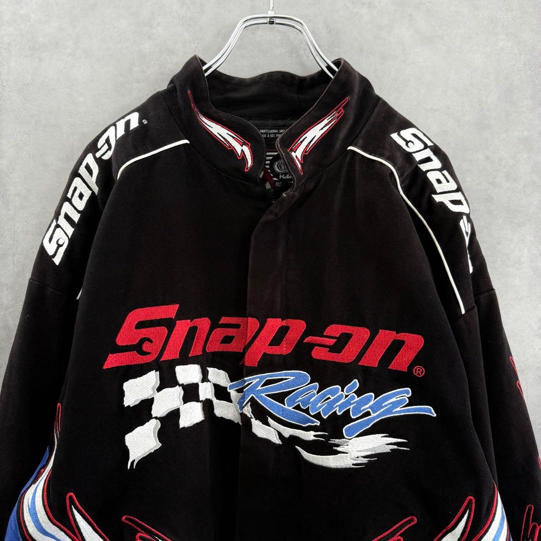 CHOKO Snap-on スナップオン 刺繍レーシングジャケット L