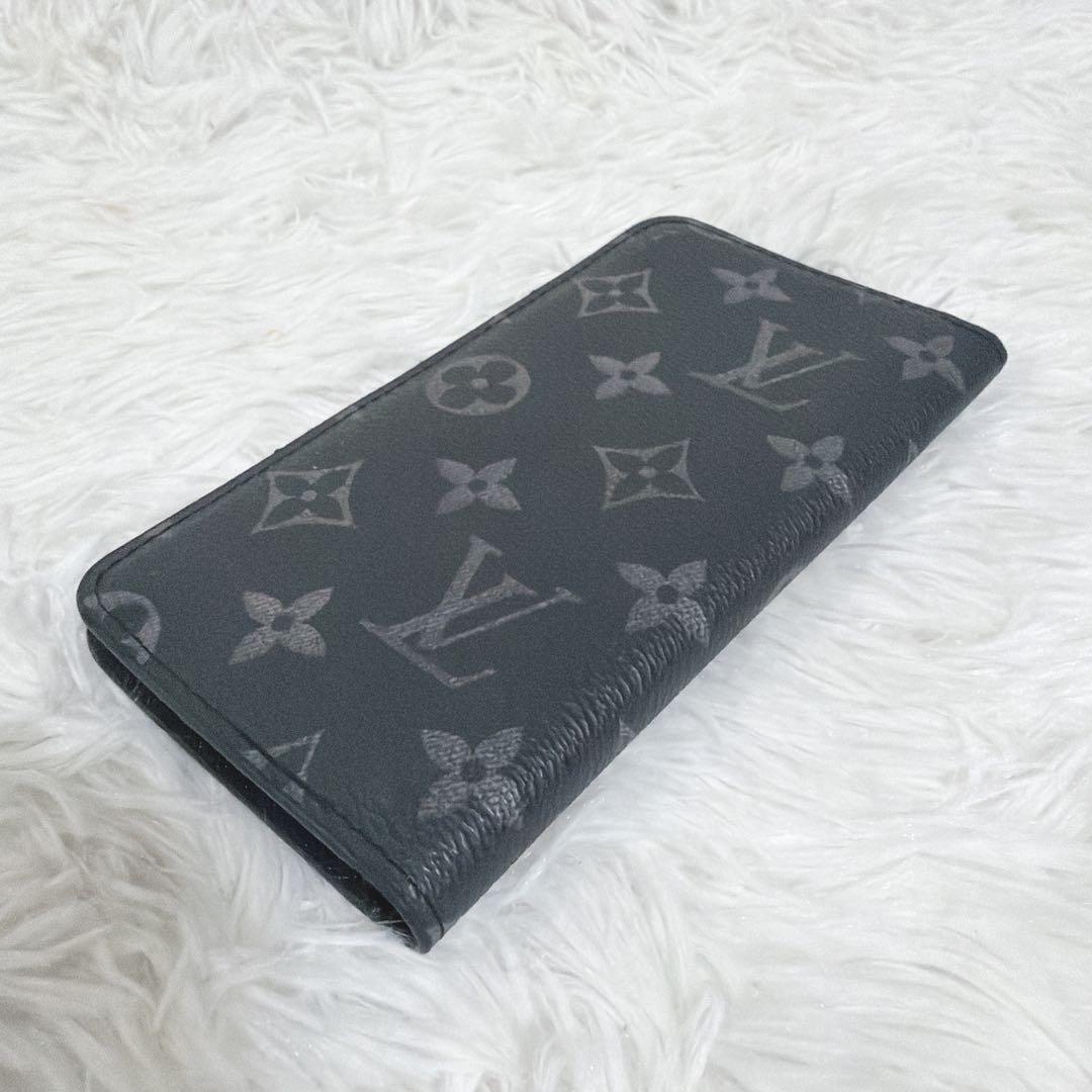 【未使用】Louis Vuitton グレー 手帳型ケース