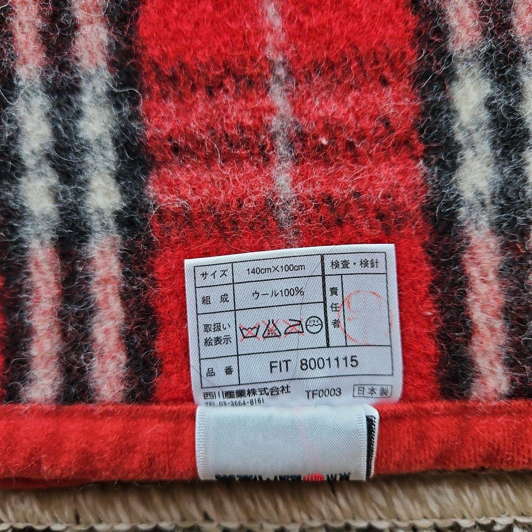 バーバリーロンドン　ウールブランケット