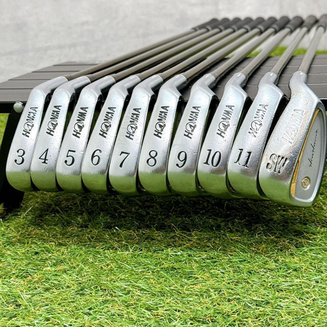 HONMA LB-708 アイアンセット 星4 金モグラ 金帯 【K289】