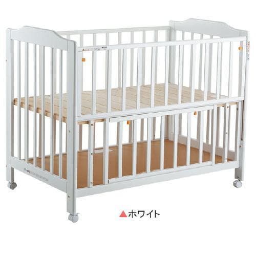 引取希望【東京都江戸川区】ベビーベッド カトージ ハイタイプ すのこ ホワイト