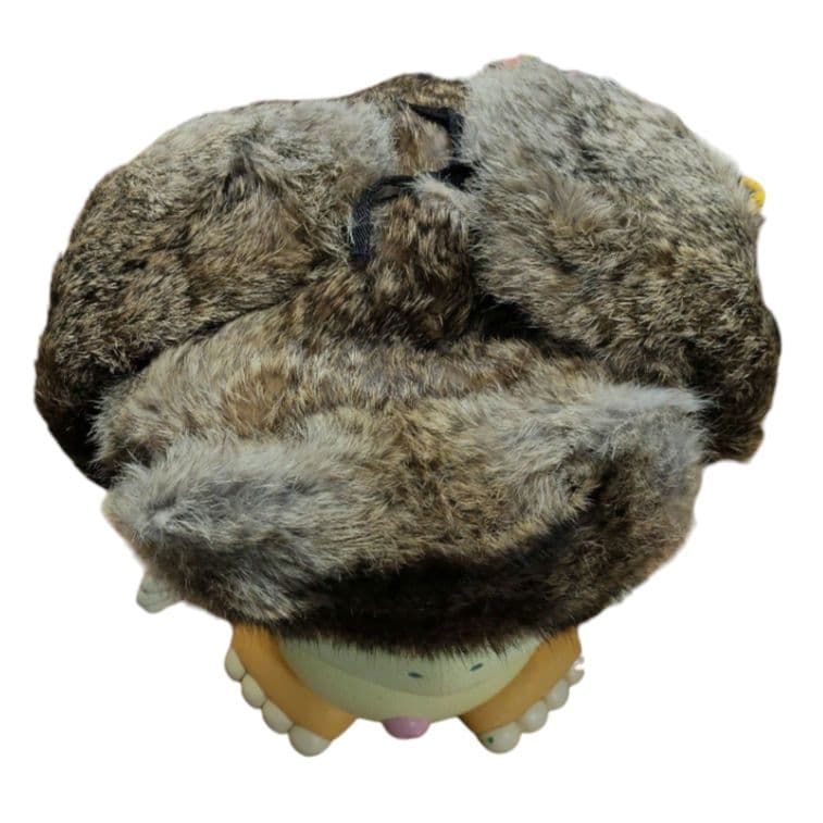 ミンク毛皮 帽子・ウシャンカ・ロシア帽 ヴィンテージボンバーキャップ