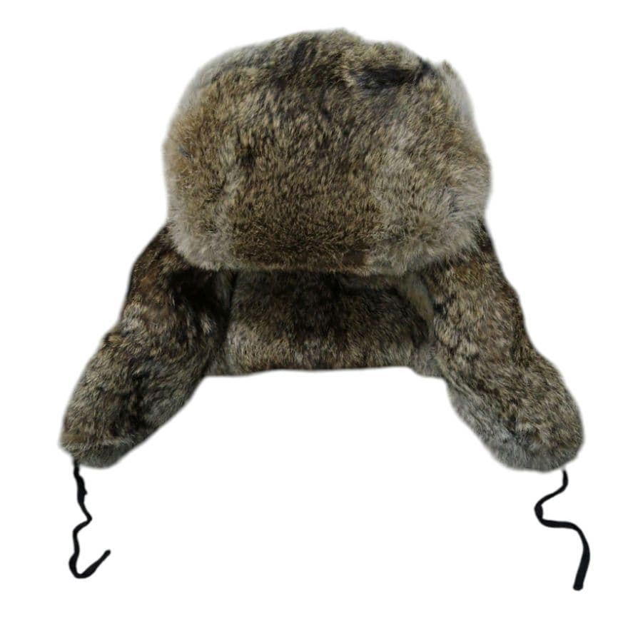 ミンク毛皮 帽子・ウシャンカ・ロシア帽 ヴィンテージボンバーキャップ