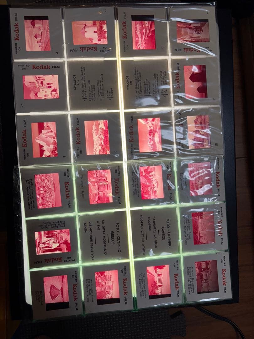 【650枚】スライドフィルム　シート　レア品