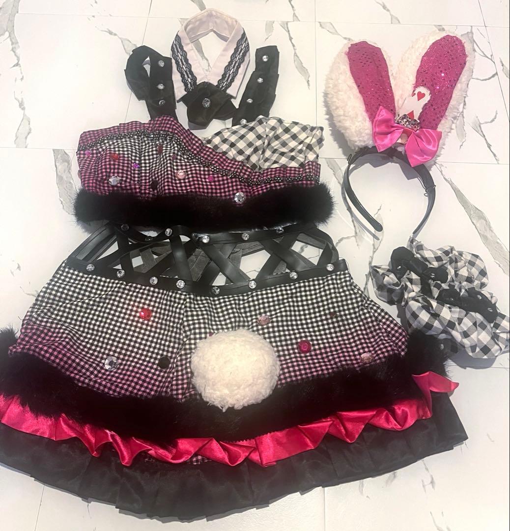 【難あり】水樹奈々 コスプレ ライブ衣装 うさぎ