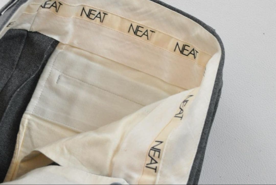 美品 NEAT ニート HOPSACK TAPERED テーパードパンツ