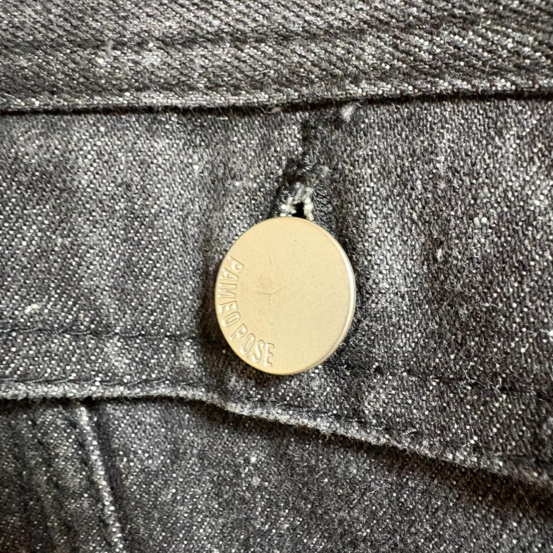 新品 PAMEO POSE 2WAY DENIM JACKET フリンジ