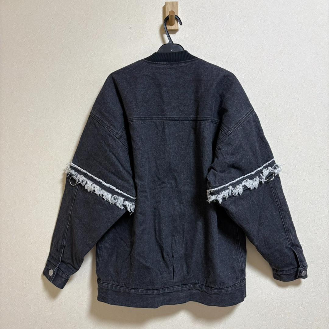 新品 PAMEO POSE 2WAY DENIM JACKET フリンジ