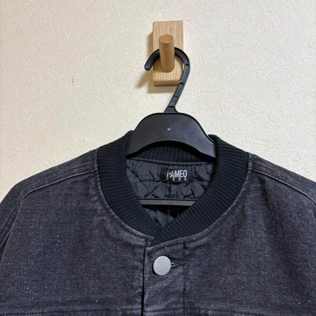 新品 PAMEO POSE 2WAY DENIM JACKET フリンジ