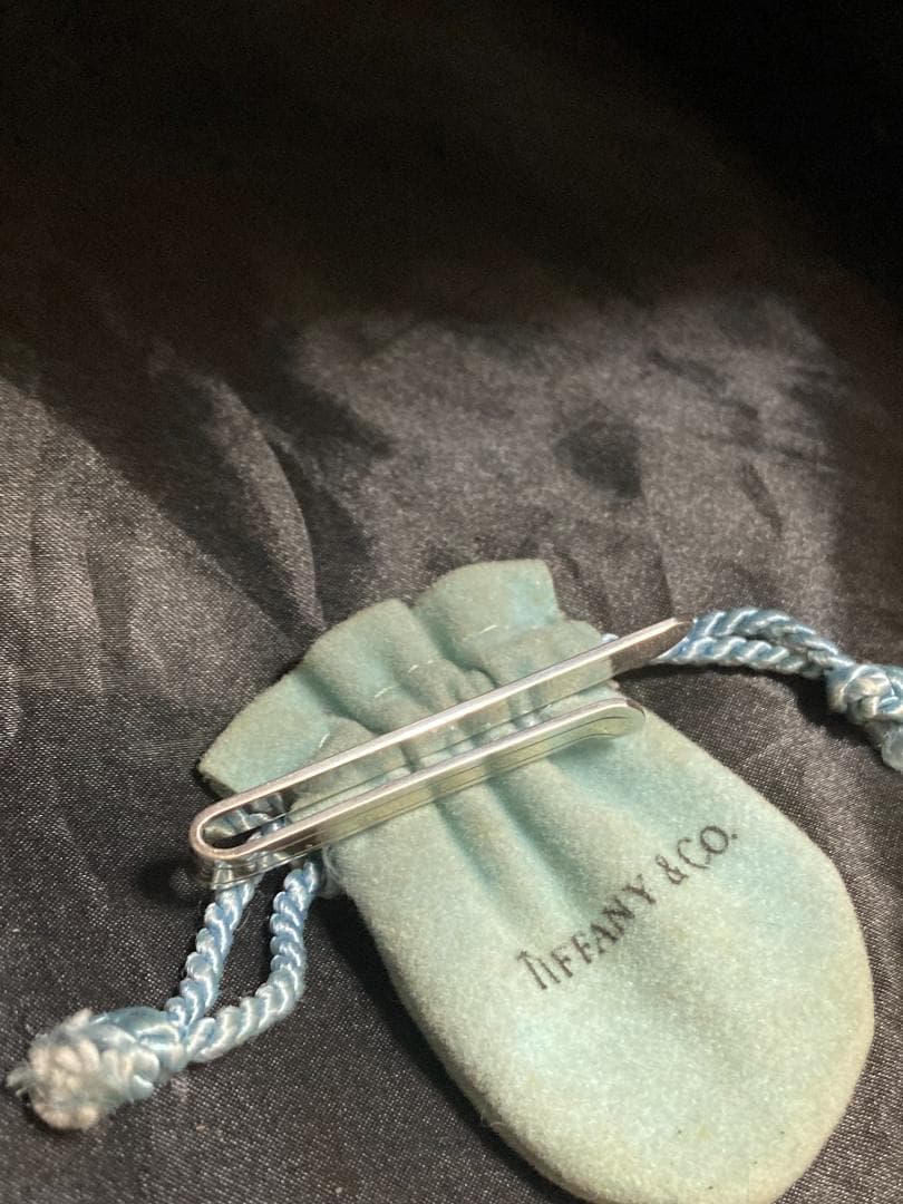 ティファニー ネクタイピン クリップ コンビ ゴールドライン 925×18K