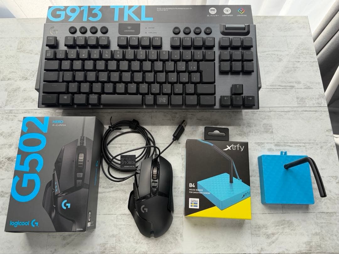 ロジクール G913 TKL G502 HERO マウスバンジー 3点セット