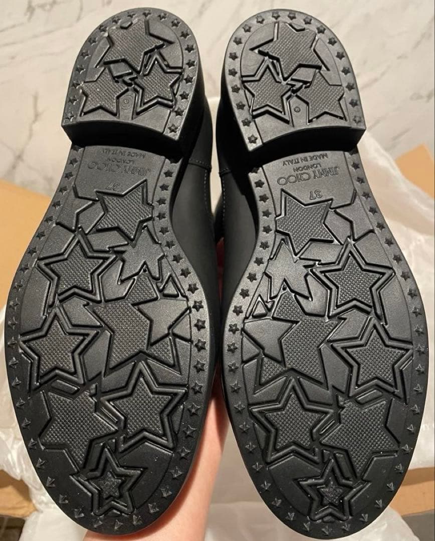 JIMMY CHOO　ジミーチュウ　レインブーツ　スタースタッズ　サイズ37