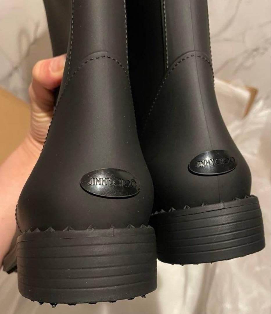 JIMMY CHOO　ジミーチュウ　レインブーツ　スタースタッズ　サイズ37