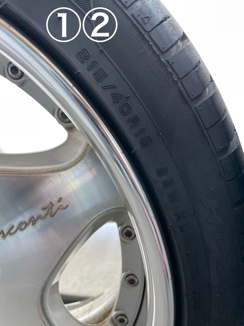 SSR Visconti LXD 18インチ タイヤホイール4本 早売り レア