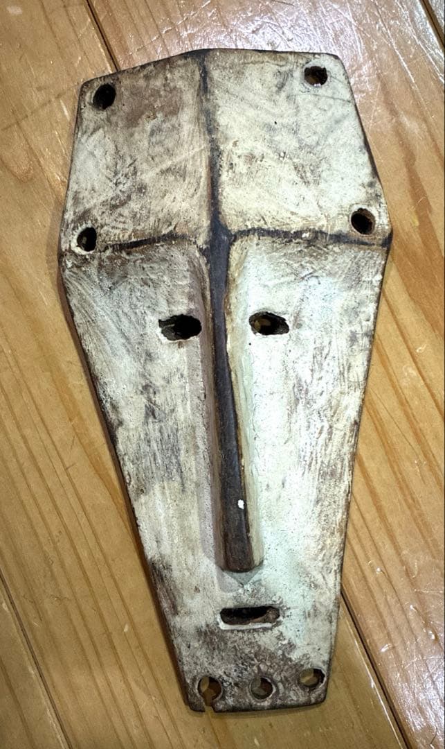 ヴィンテージ　アフリカ　バウレ族　プレプレマスク　お面