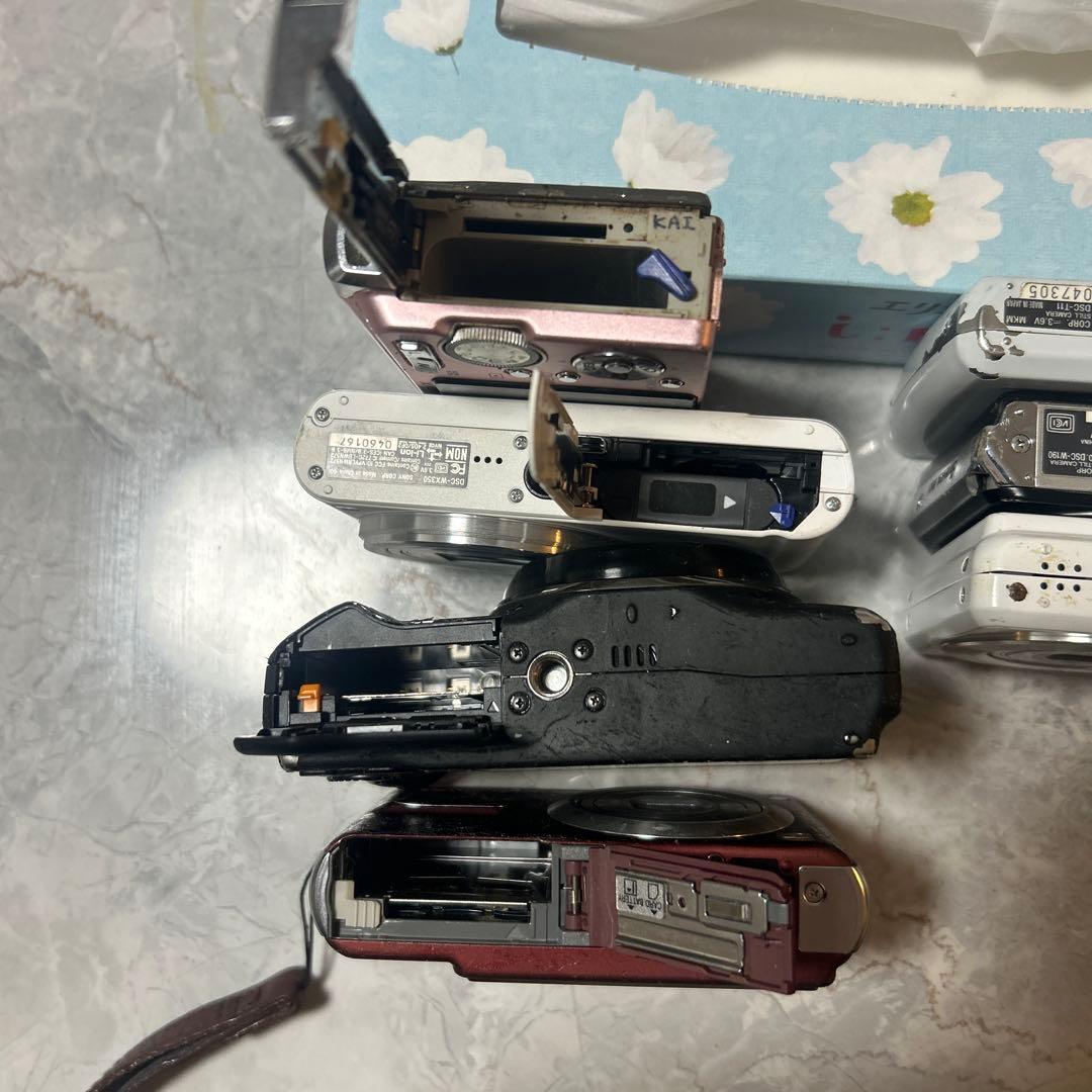 コンパクトデジカメ7台まとめ売り（ジャンク品）