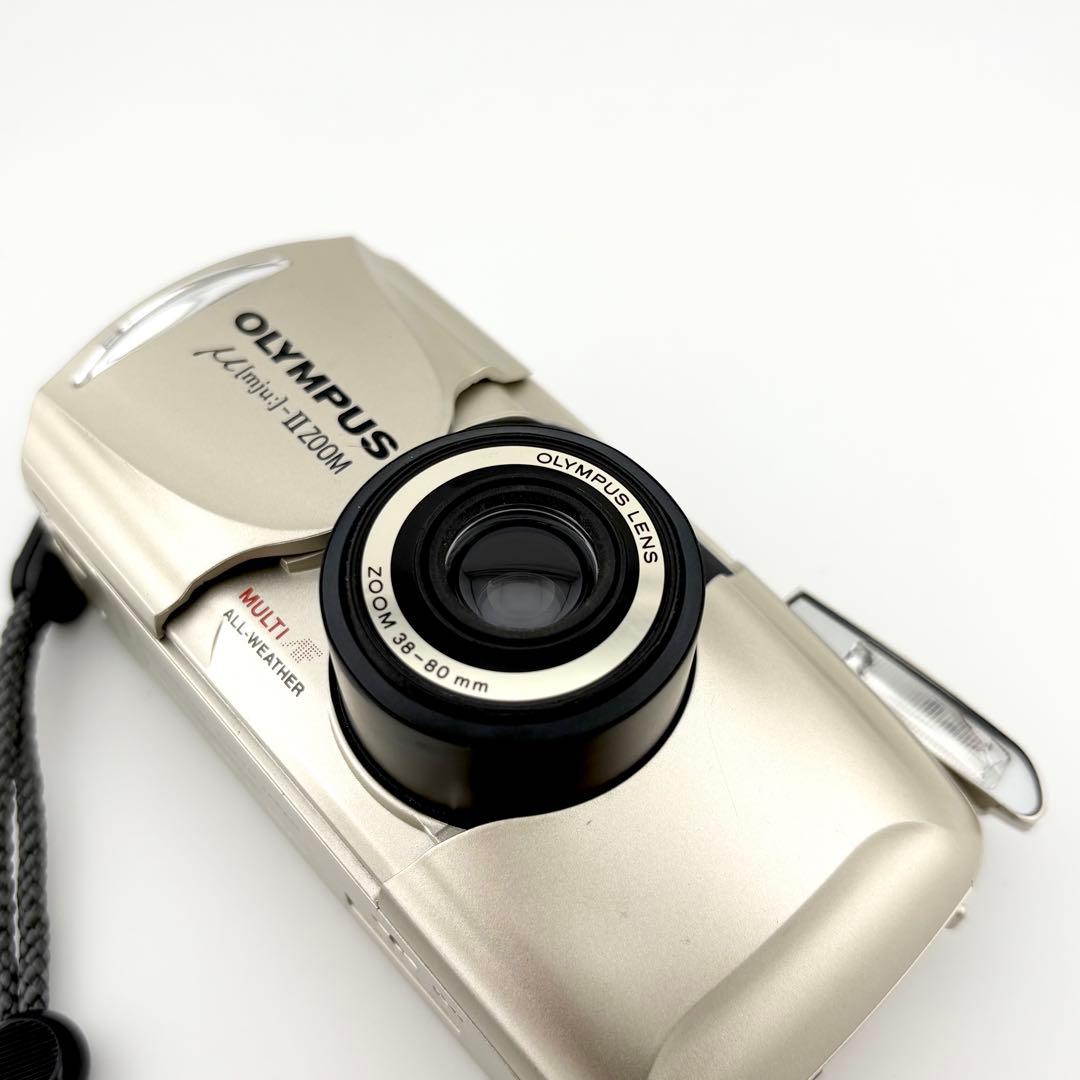 【完動品】OLYMPUS μ ii zoom フィルムカメラ 動作確認済み 美品