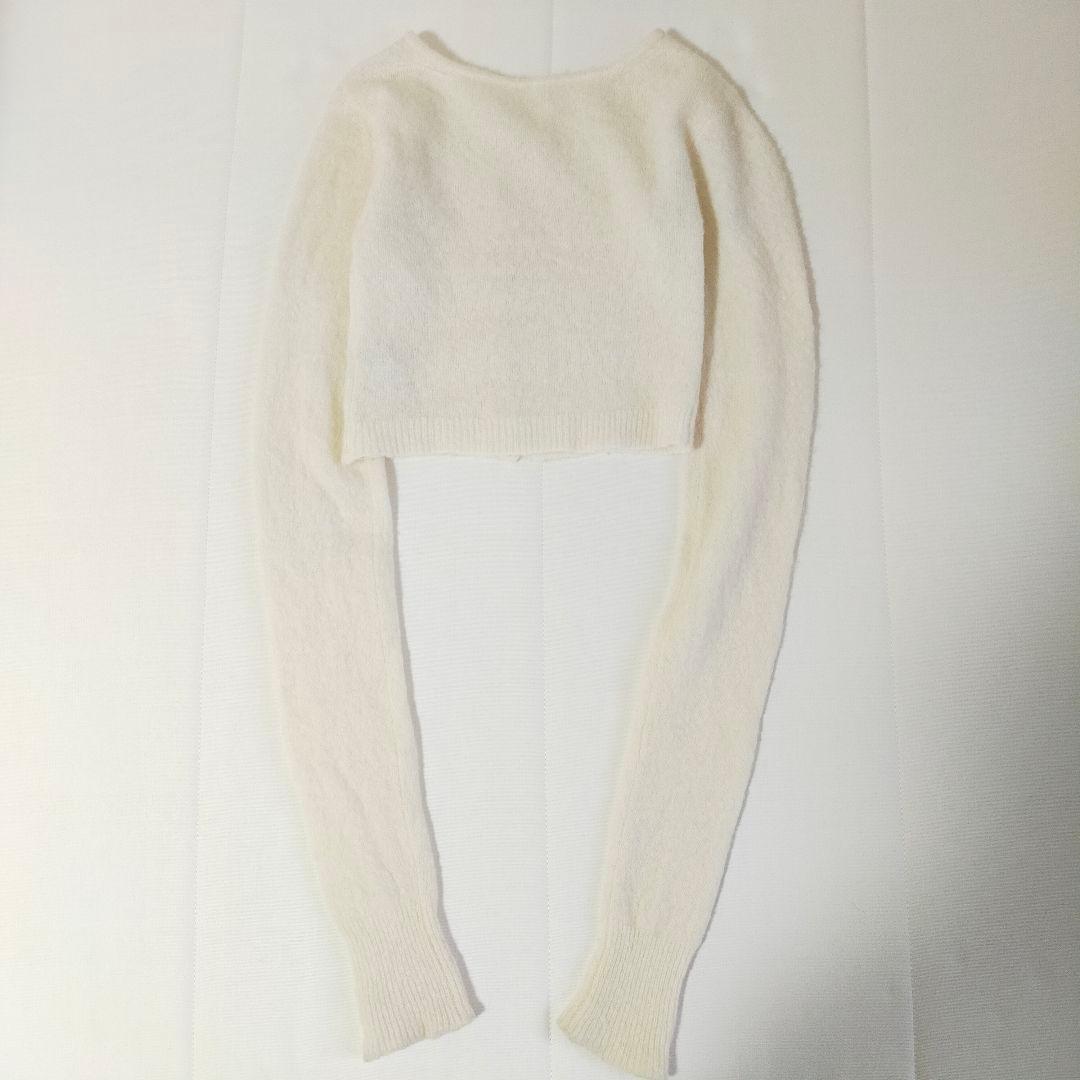 ヨー　ビオトープ　biotope カシミヤカーディガン　ホワイト
