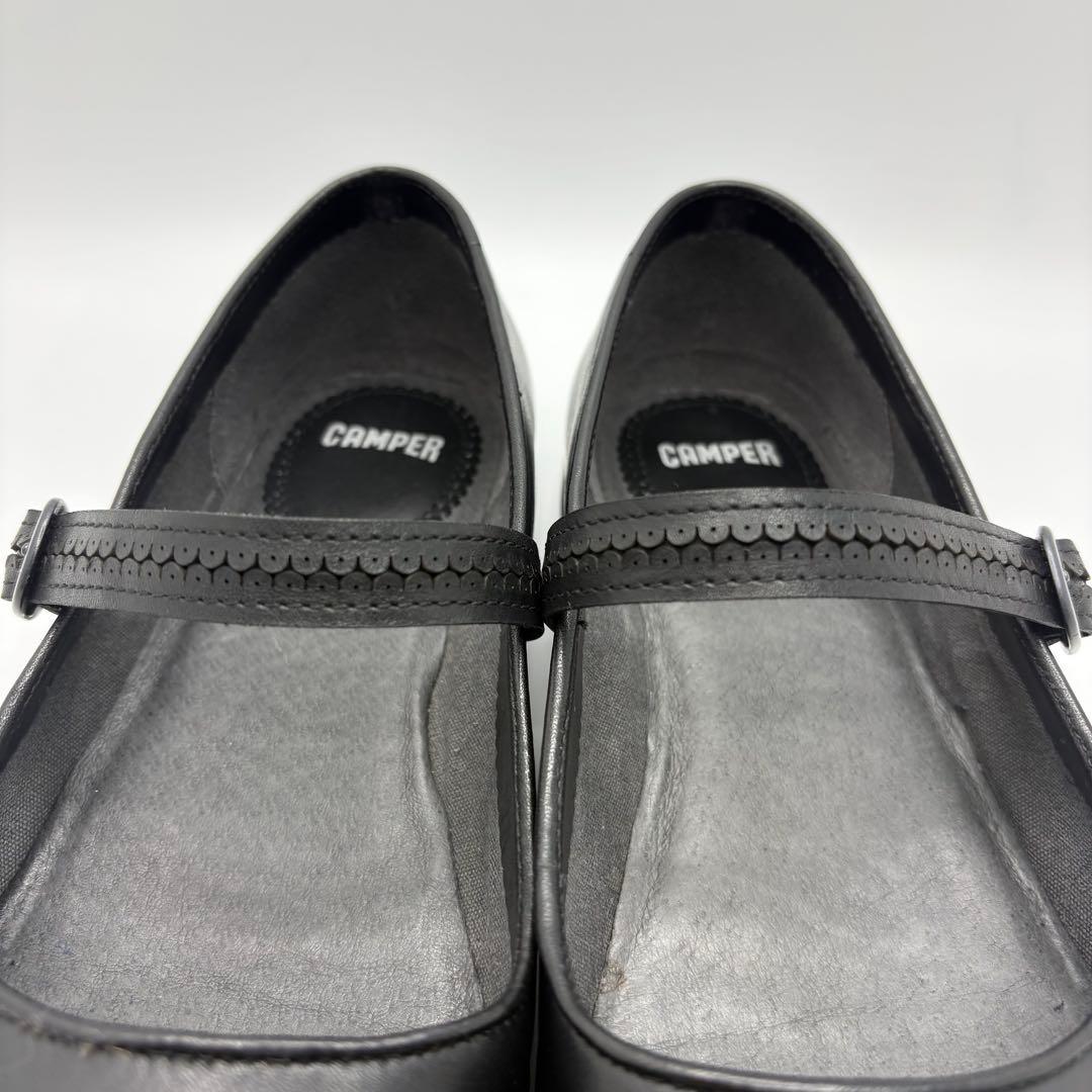 CAMPER スパイラルコメット メリージェーン 37 ブラック 美品