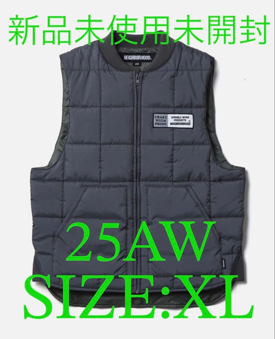 トップス NEIGHBORHOOD REVERSIBLE PADDED VEST XL