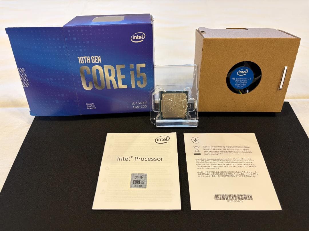 Intel Core i5-10400F 10th Gen CPU 10世代