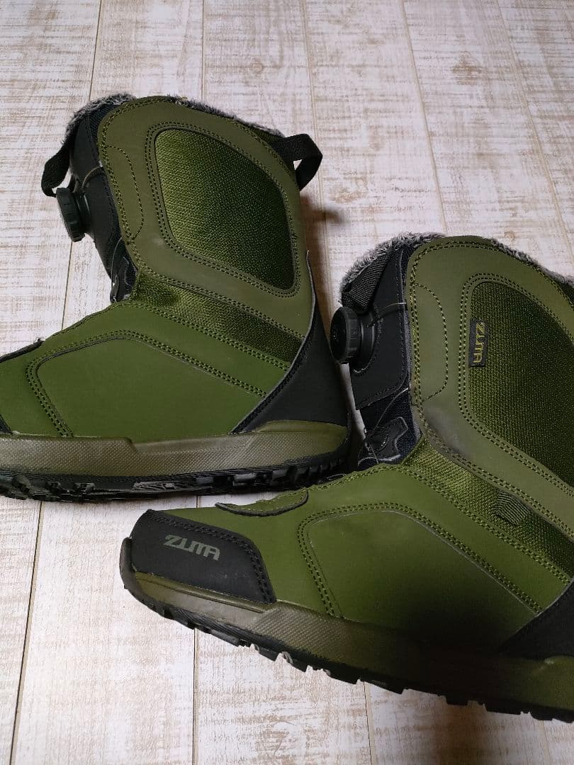 R　ZUMA オリーブグリーン スノーボードブーツ 24cm-25cm