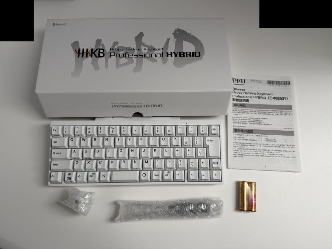 HHKB Professional HYBRID Type-S 日本語配列 雪