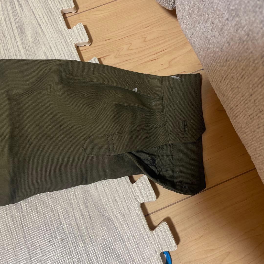 千曲屋 上下セット　グリーン　グレーセット　LL