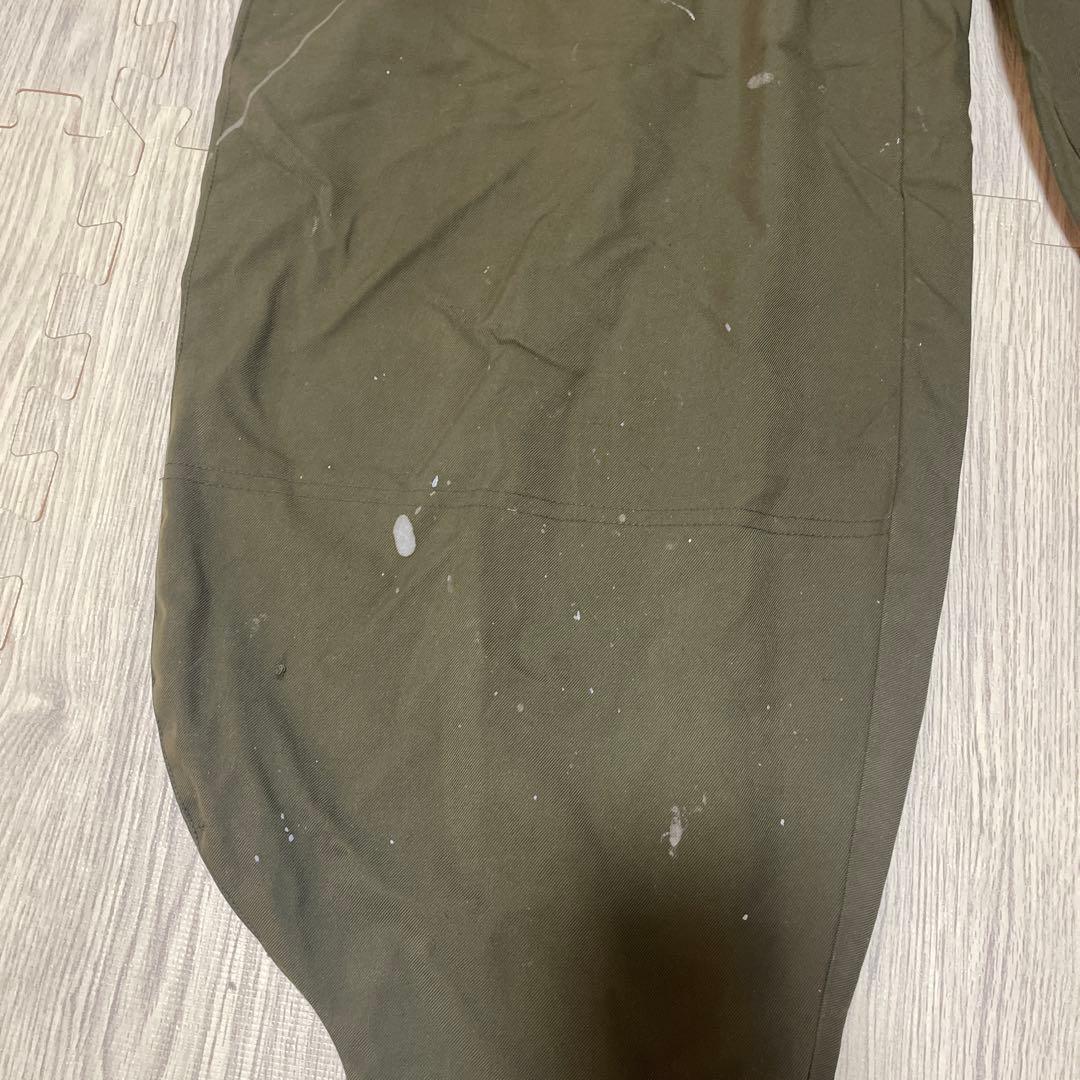 千曲屋 上下セット　グリーン　グレーセット　LL