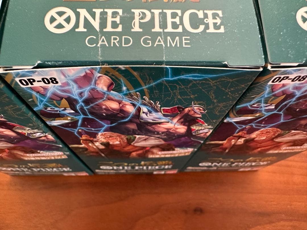 ワンピースカードゲーム　二つの伝説　新品未開封テープ付き 3BOX