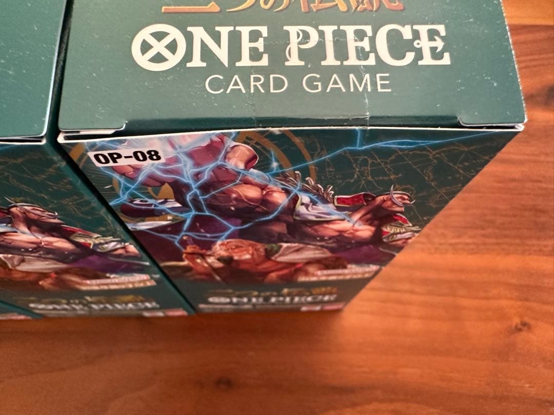 ワンピースカードゲーム　二つの伝説　新品未開封テープ付き 3BOX