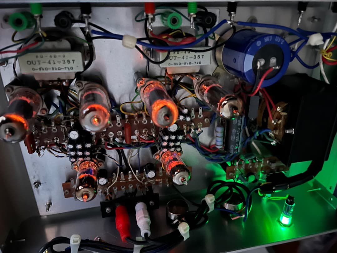 真空管アンプ 本体 良品 自作