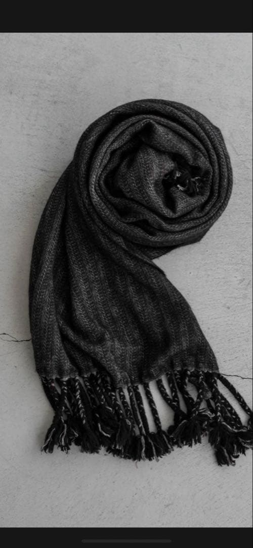 新品　シティー　CTHY YAK WOOL FRINGE ヤクウールストール