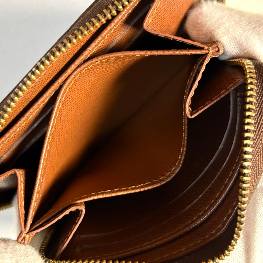 【極美品】ルイヴィトン モノグラム ジッピーパース　ラウンドファスナー