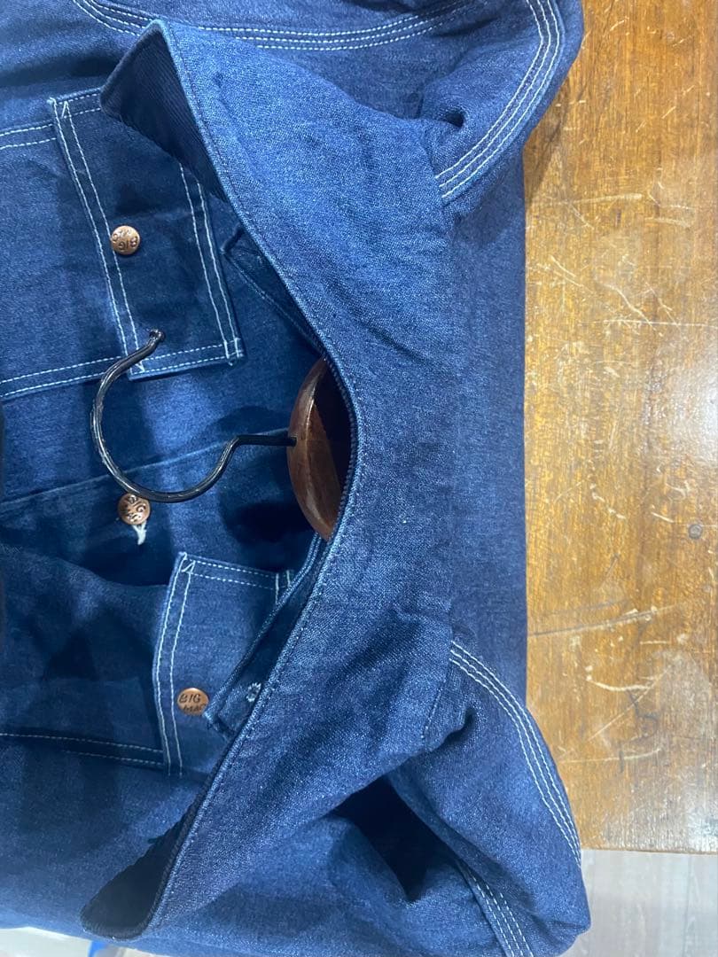 おそらくノンウォッシュ USA製 80s BIGMAC カバーオール L～XL