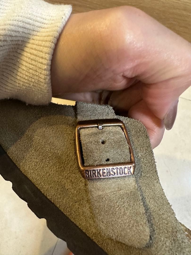 BIRKENSTOCK BOSTONトープ38 24.5cm 美品　 希少ナロー