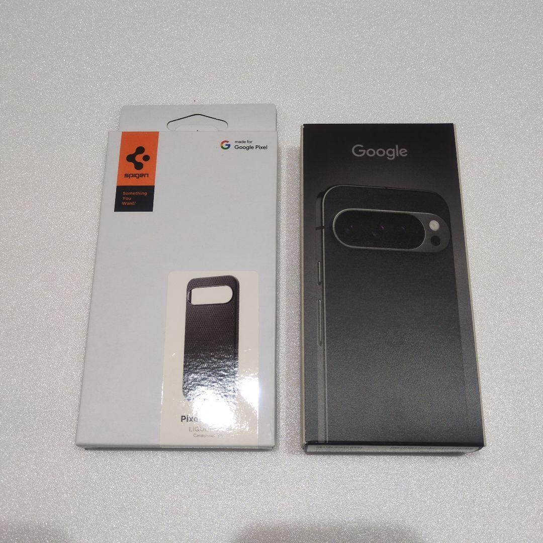 Google pixel 9 Pro 黒 128gb spigenケース 美品