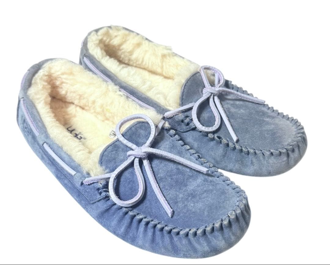 新品未使用 アグ ダコタUGG モカシン 24.0cm グレイッシュブルー